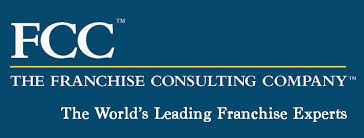 Logo of The Franchise Consulting Company (FCC) with the tagline 'The World's Leading Franchise Experts' on a blue background.